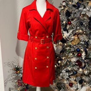 NEIMAN MARCUS NM,DOUBLE BREASTED DRESS